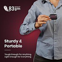 Portronics POR 2713 Talk 5 Bluetooth Speaker – BT 5.3  Clip-On  Mic  IPX5  Black