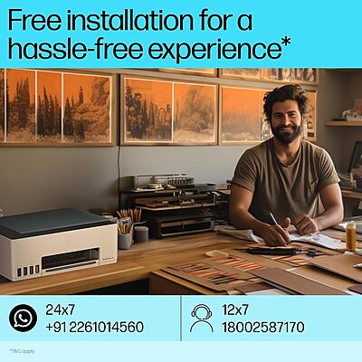 HP Smart Tank 585 Printer (Dark Surf Blue) HP Smart Tank 585 Printer (Dark Surf Blue)