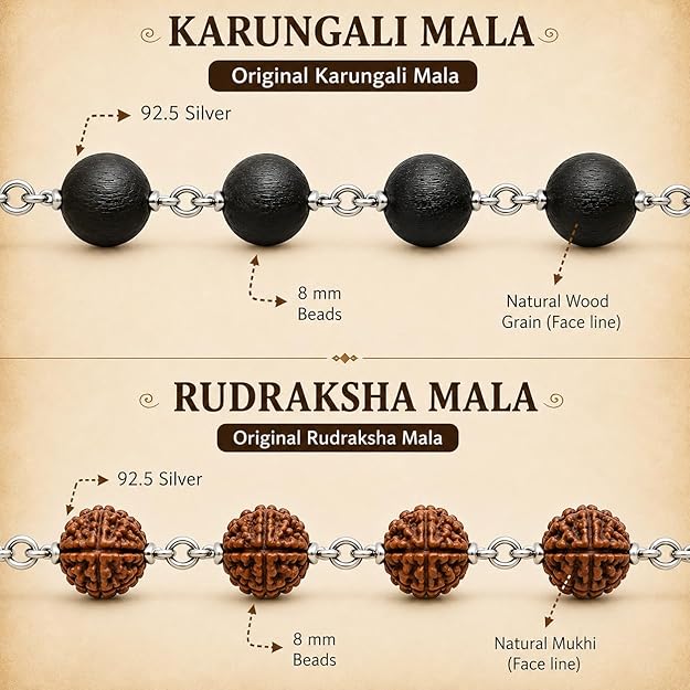 Silver Tied Mala