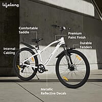 Lifelong Cycle for Men & Women - 26T MTB Cycle - MultiSpeed 7-Speed Bicycle - Dual Disc Brake Cycle