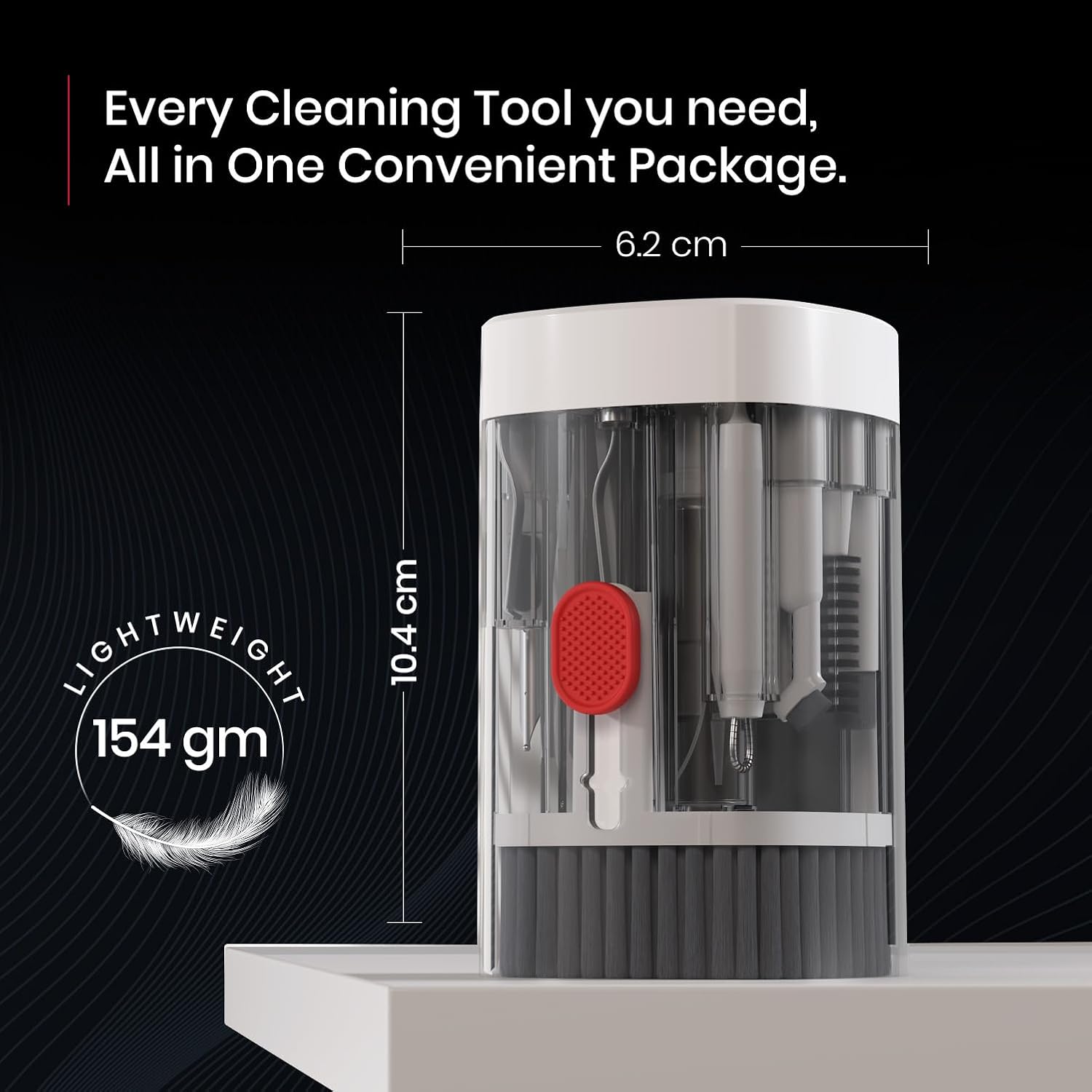 Portronics Clean T 21-in-1 Smart Gadget Cleaner – Brushes, Wipes & Tools
