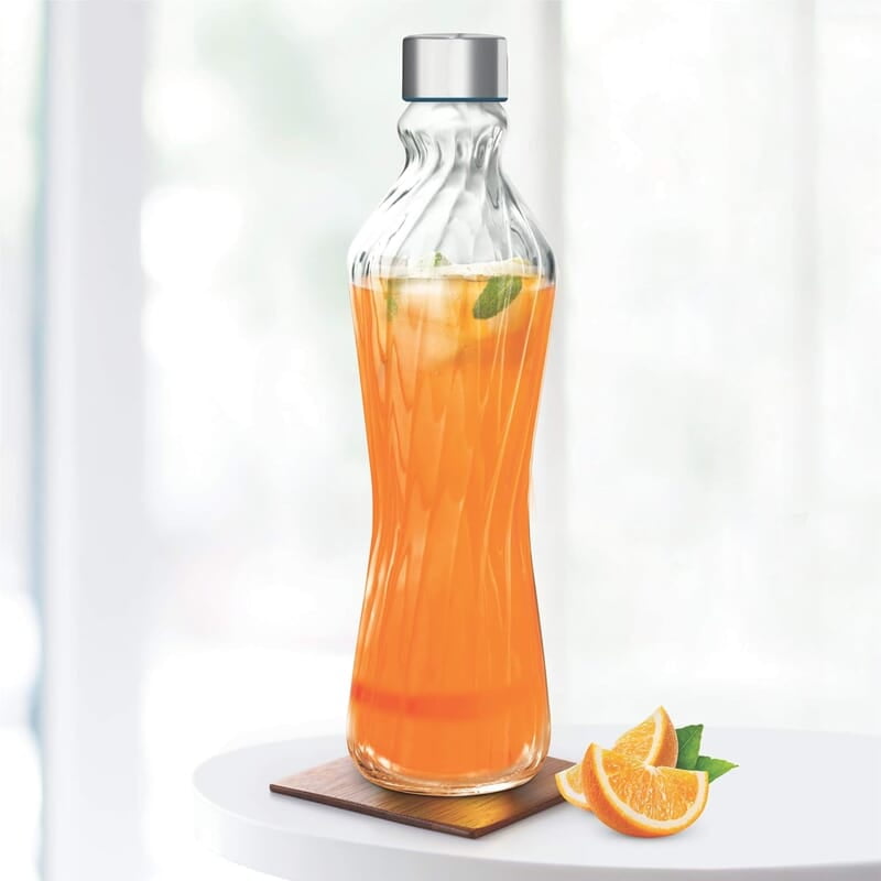 Treo by Milton Glass Bottle, 1000ml, Transparent