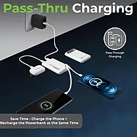 UltraProlink UM1127 - Juice-Up Slim 10K Powerbank (White)