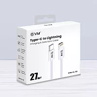 EVM CL-03 USB C to Lightning Cable - White