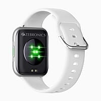 Zebronics Zeb-Fit1220CH Smart Fitness Band, 2.5D Curved Glass Full Touch Display, SpO2, BP