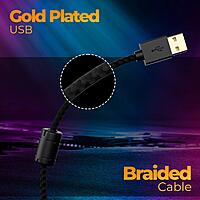 Zebronics Zeb-Max V2 RGB Keyboard features customizable RGB lighting, mechanical feel keys, and a durable design. Perfect for gamers and typists, it enhances your setup with vibrant colors.