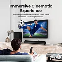 Portronics Pro X1 100W Soundbar – Experience immersive sound with deep bass, USB support for easy connectivity, and sleek design. Perfect for movies, music, and gaming. Elevate your audio experience!