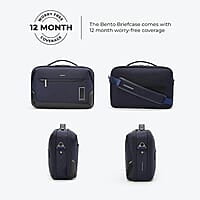 MOKOBARA Bento Nylon Laptop Briefcase – Fits 14-Inch MacBook & Laptops | Durable Office Bag for Men | Professional Messenger Bag for Business, Work, & Travel