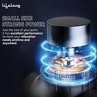 Lifelong Gun Massager for Pain Relief - Massage Gun Machine for Fully Body - Gun Massager Rechargeable with 6 Speed Setting for Muscle Massage