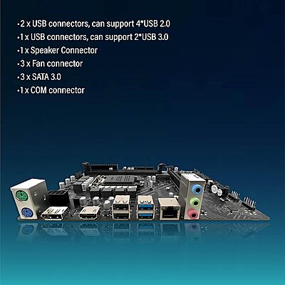 Geonix Motherboard GX-H510 DDR4 10th and 11th Gen CPU DDR4 3 Years Warranty