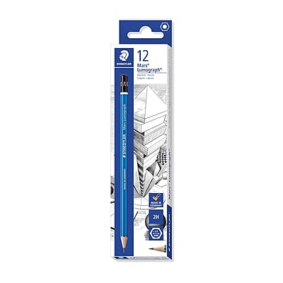STA 100 LUMOGRAPH PENCILS - 2H