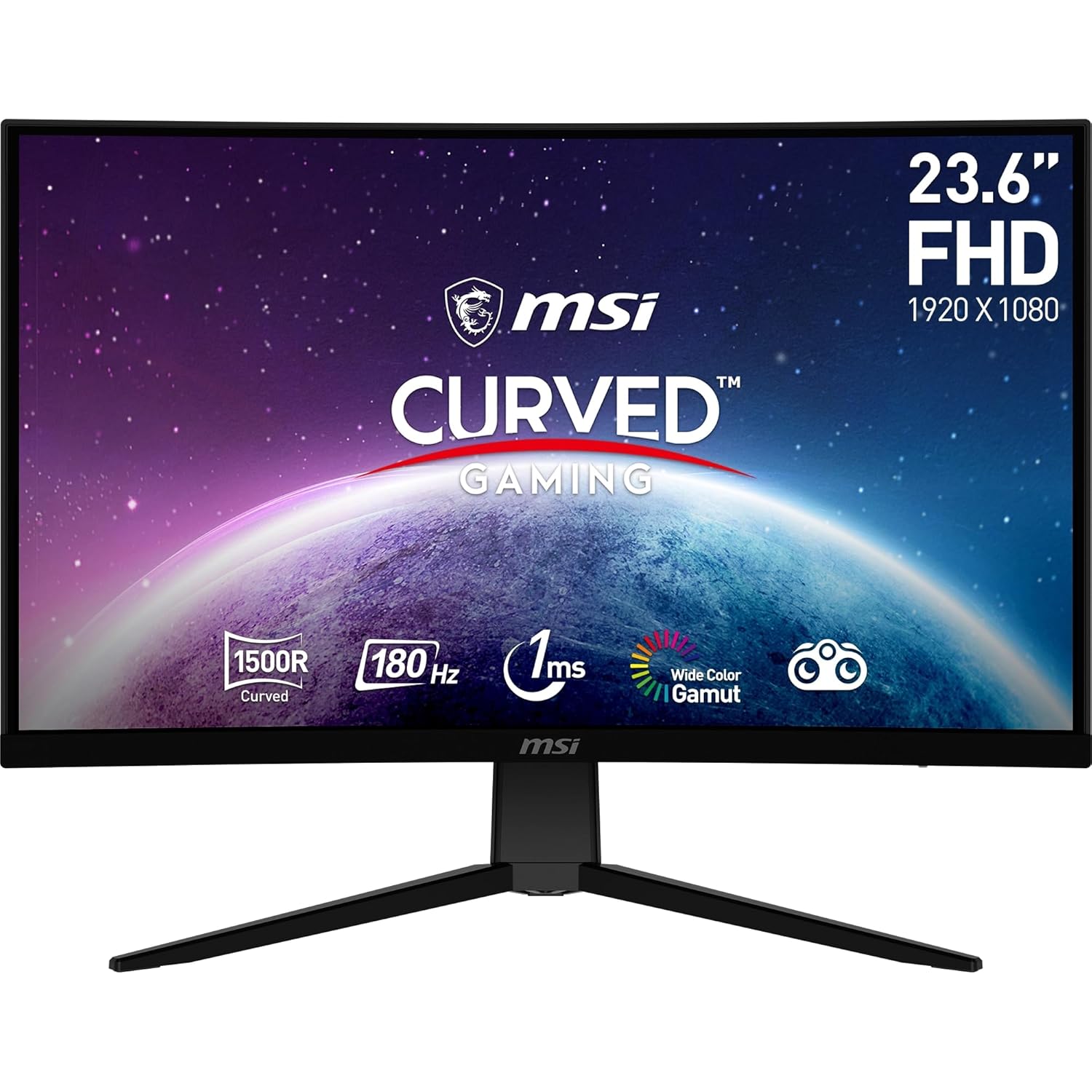 MSI, 23.6 Inch FHD Curved Gaming Monitor, G2422C