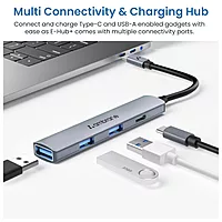 Ambrane E-Hub Plus (Grey)