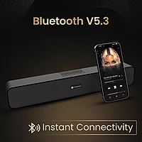 POR 2423 Decibel 24 Soundbar – 10W | BT 5.3 | TWS | AUX | USB | TF | FM | Volume Control | Recharge