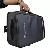 Portronics Elements U Backpack – 15.6 Inch Laptop Backpack | Grey | 1 Year Warranty