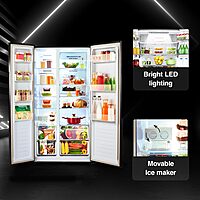 Godrej 564 L Multi Air Flow System, With Advanced Controls Frost Free Side-By-Side Refrigerator