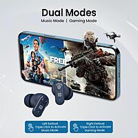 Portronics Twins S16 – TWS Earbuds, 24H Playtime, Blue. Enjoy seamless connectivity, superior sound quality, and a stylish design. Perfect for music lovers and on-the-go lifestyles!
