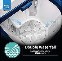 Voltas Beko, A Tata Product 8 Kg 5 Star Semi-automatic Top Load Washing Machine with Double Waterfall Technology