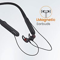 Corseca Stallion Shadow Wireless Neckband – 70H Playtime | LED Battery Display | BT 5.3