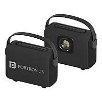 Portronics 2392 Resonate BT Speaker – 14W Bluetooth v5.3 LED Sunset Projection TWS USB Black