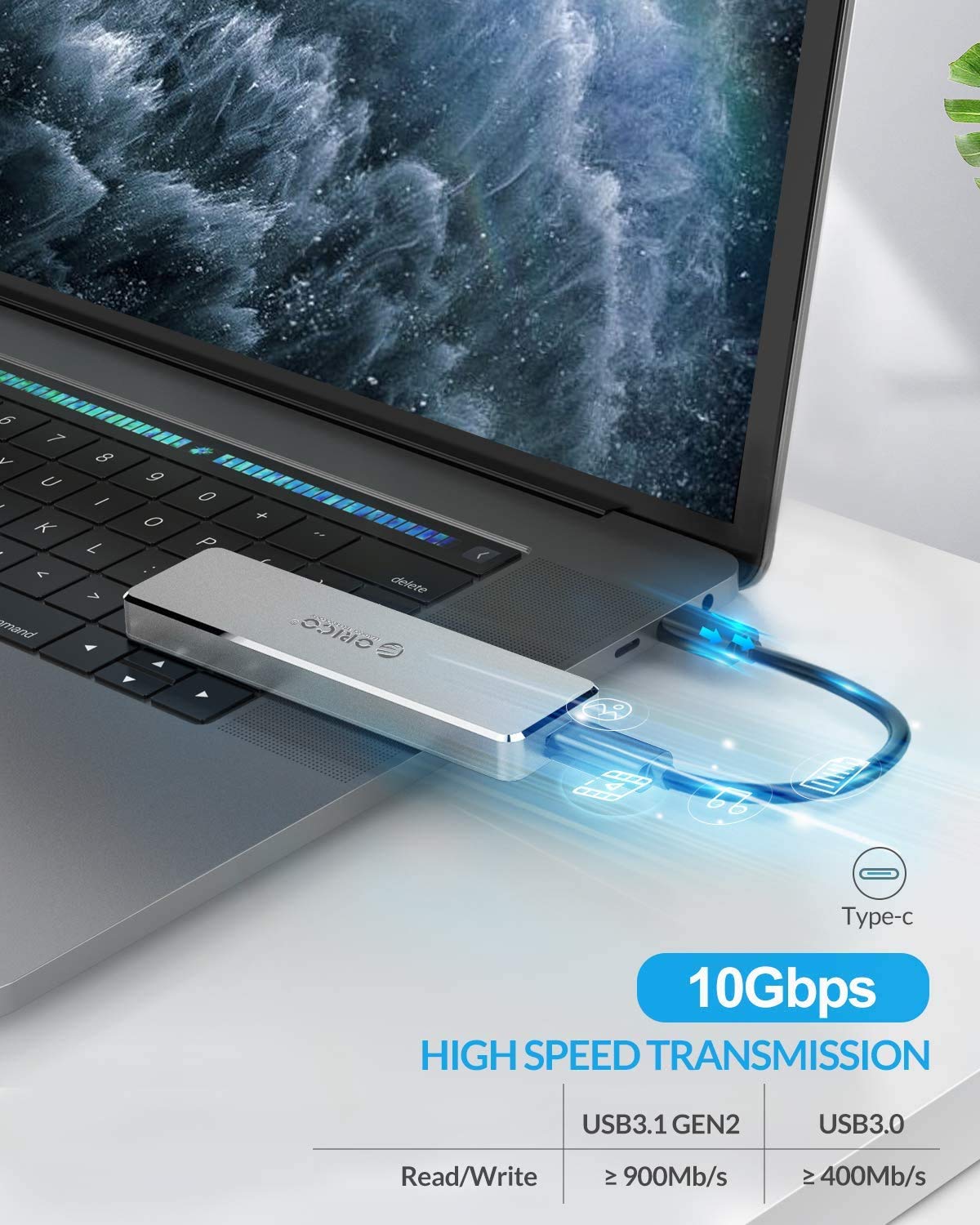 Open Box Orico SSD Enclosure PCM2-C3