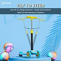 Lifelong LLKS01 Foldable Kick Skating Cycle Skate Scooter for Kids(Max User Weight: 50Kg) Kids Scooter