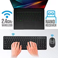 Zebronics Companion 200 Wireless Combo – Black: This sleek wireless keyboard and mouse combo offers a comfortable typing experience with a stylish design, perfect for home or office use.