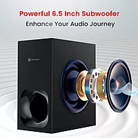 Portronics Pure Sound 105 – 200W 2.1 Soundbar with HDMI offers immersive audio experience, sleek design, and powerful bass. Perfect for movies, music, and gaming. Enhance your entertainment setup!