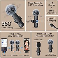 POR 2036 Dash 4 Speaker With Karaoke Mic	Black	50W BT Speaker V 5.3/Wireless Karaoke