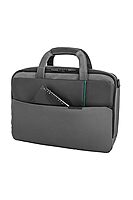 Samsonite Tech-ICT 17L Polyester Laptop Briefcase – Grey | Fits 16.4 Inch Laptop