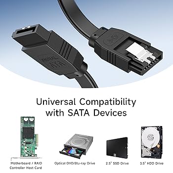 SATA III Both Side Locking Latch 6.0 Gbps Data Cable for HDD and SSD SATA III Both Side Locking Latch 6.0 Gbps Data Cable for HDD and SSD