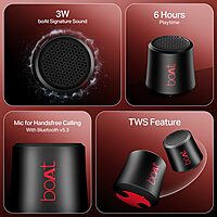 boAt Stone Uno (Raging Black)