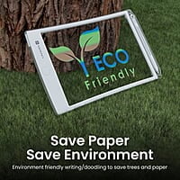 Portronics Ruffpad One Transparent Multicolor LCD Writing Pad with 8.5 inch Writing Area, India's first notepad to save and share your child's first creatives via Ruffpad app on your Smartphone