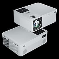 ZEBRONICS PIXAPLAY 58, Smart Projector, 11500 Lumens, 4K Support, 210 Inch Screen Size, Quad Core Processor, Bluetooth, HDMI, USB, WiFi, AUX, 1080p Native, APP Support, Miracast