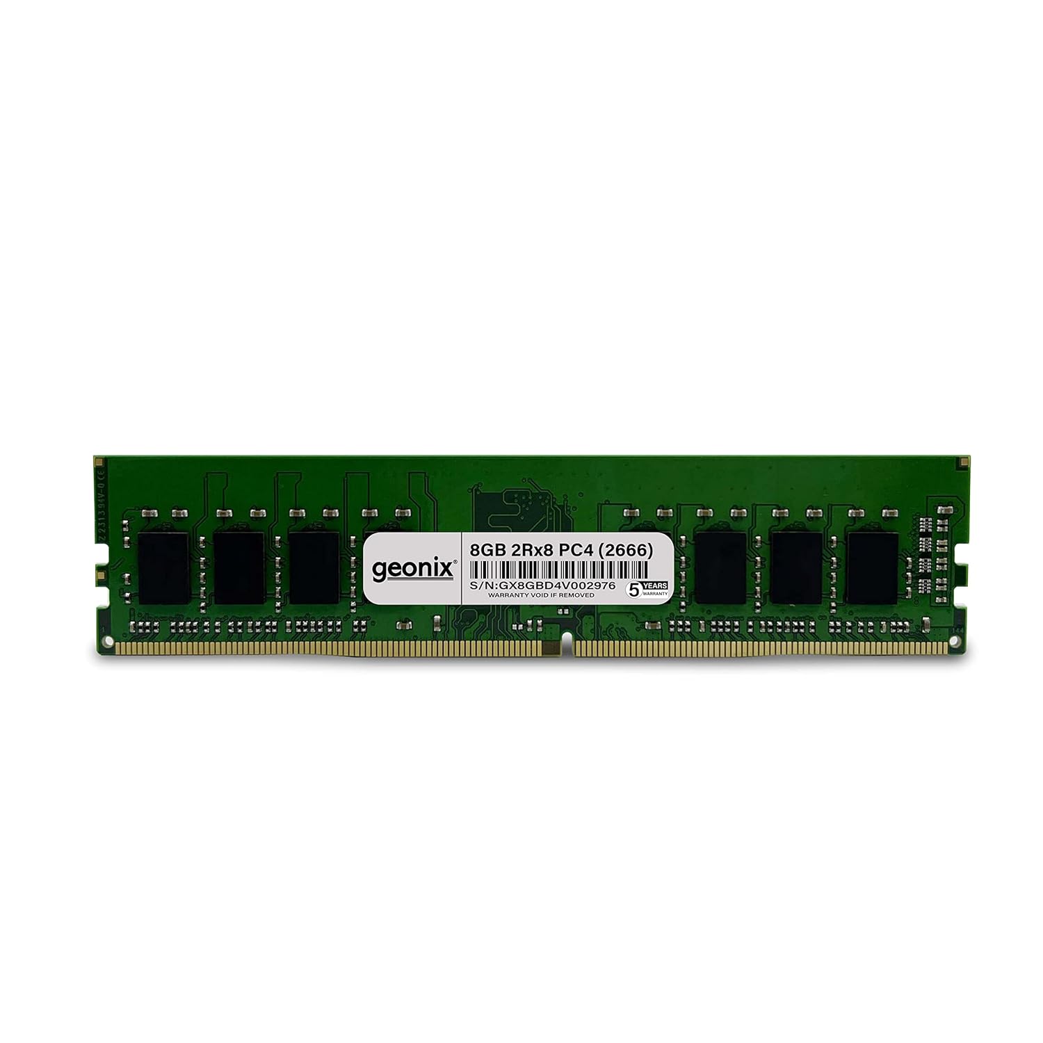 Geonix 8GB DDR4 2666 MHz RAM, (8x2) IC, 288 Pin, 5 Years Warranty, GX-8GBD4-16IC