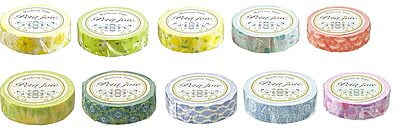 NICHIBAN PETIT JOIE WASHI TAPE, 15mm X 18m NICHIBAN PETIT JOIE WASHI TAPE, 15mm X 18m
