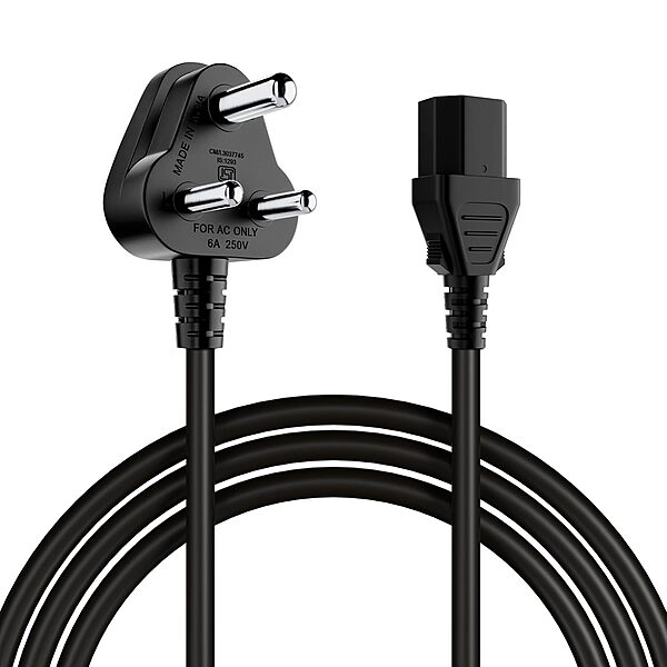 Portronics Konnect G4 – 3-Pin Desktop Power Cable, 1.2M, durable and flexible design, perfect for connecting devices to power sources, ensures stable power supply, ideal for home and office use.