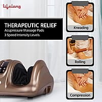 Lifelong Foot Massager Machine for Pain Relief with Kneading function