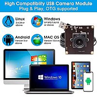 SVPRO USB Camera 1080P 60fps Slow Motion Board Camera 720P 120fps,360P 260fps,Wide Angle Industrial Camera Plug and Play for Windows Linux Mac OS Android Raspberry Pi