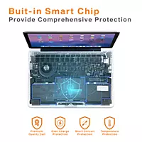 Techie Laptop Battery for Apple A1502 / A1582 – MacBook Pro 13.3″ Retina Series | 6600mAh | 6-Cell Replacement Battery