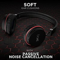boAt Rockerz 410 Bluetooth Over Ear Headphone with Super Extra Bass, Up to 8H Playtime, Dual Connectivity Modes, Foldable Earcups and Lightweight Design