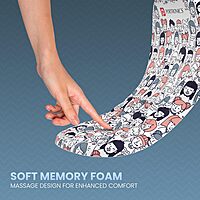 Portronics Comfipad Mouse Pad – White, Ergonomic with Wrist Support