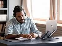 Techie Adjustable Laptop Stand – Ergonomic & Portable