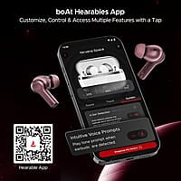 boAt Nirvana Space Truly Wireless in-Ear w/ 360º Spatial Audio, ANC Up to 32dB, 100hrs Playback, 4 Mics with AI-ENx™, Adaptive EQ, in-Ear Detection, DLC Drivers & Fast Pair