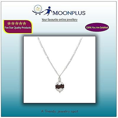Silver Chain with Rudraksha Pendent Silver Chain with Rudraksha Pendent