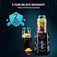 Wonderchef Nutri-blend Mixer, Grinder & Blender Powerful 400W 22000 RPM  2 Unbreakable Jars