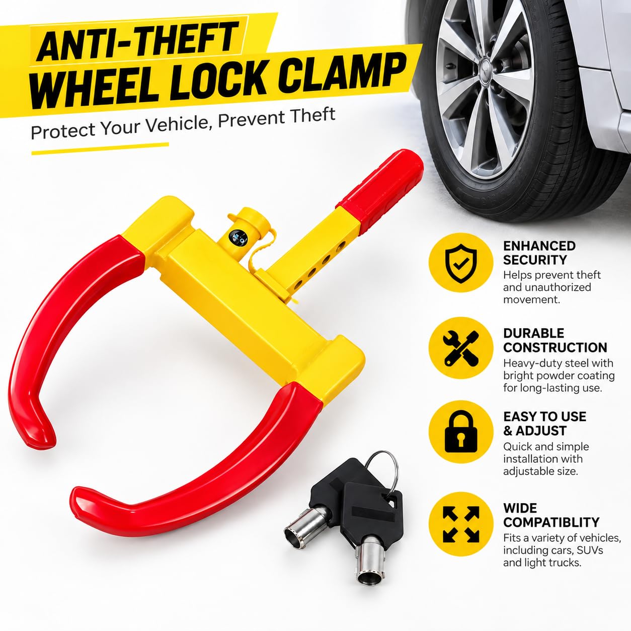 H2TL-1 MS WHEEL LOCK