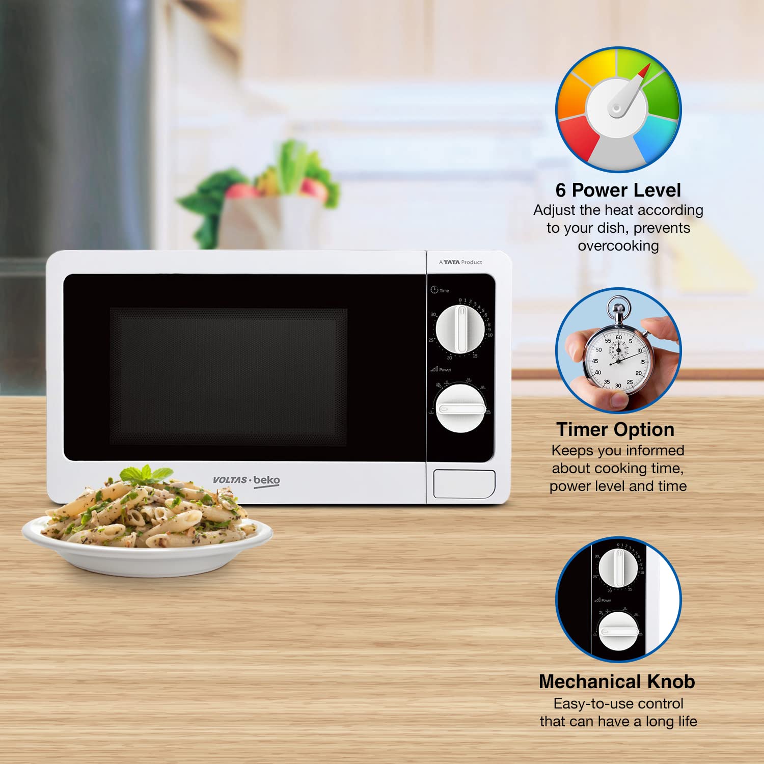 Voltas Beko, A Tata Product 20L, 700W smart solo Microwave oven