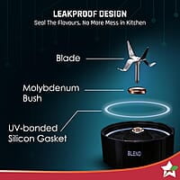 Wonderchef Nutri Blend Smart CKM Automatic Mixer Grinder 22000 RPM 4 Unbreakable Jars 500 W