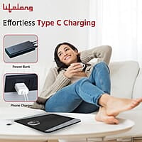 Lifelong EMS Foot Massager- Electric Foot Massager Machine for Pain Relief - 8 Modes, 19 Intensity Levels - Rechargeable, Wireless, Portable